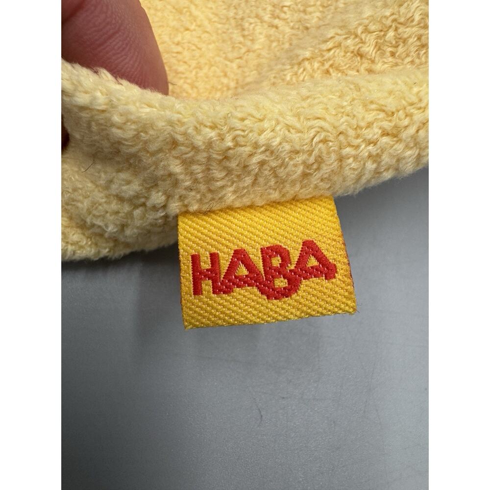 Haba Monkey Hand Puppet Rattle Plush - Picture 5 of 9
